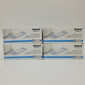 iRobot Braava Jet Wet Mopping Pads Blue White 4 Boxes Of 10 NEW